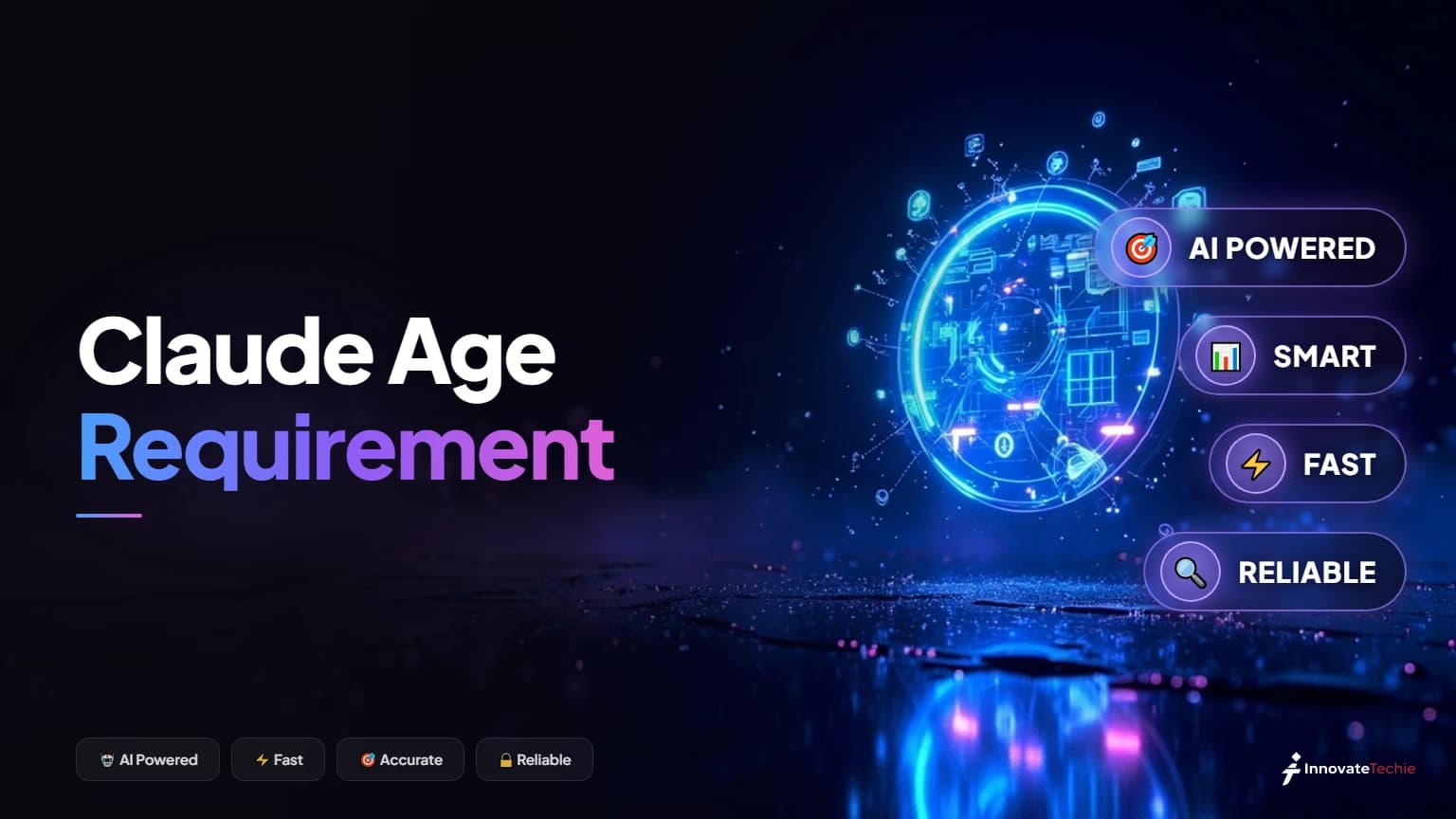 Illustration explaining the Claude age requirement for using Claude AI