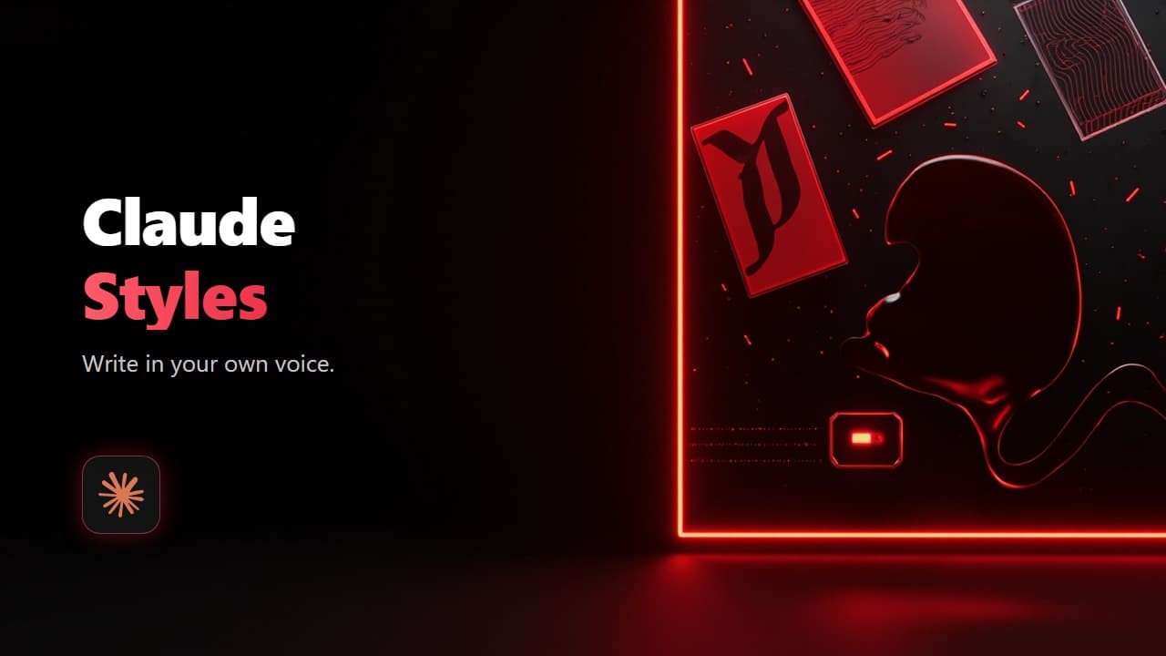 Claude Styles: Make Claude Write in Your Voice
