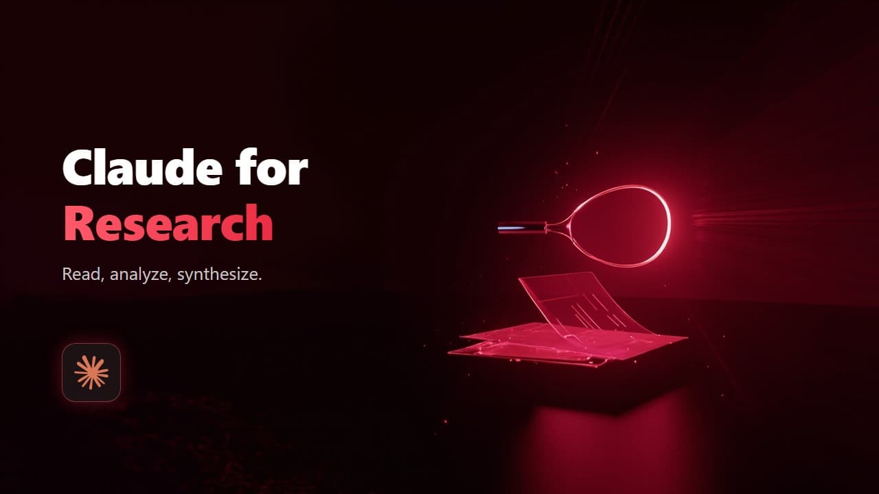 Claude for Research: Read, Analyze, and Synthesize Faster