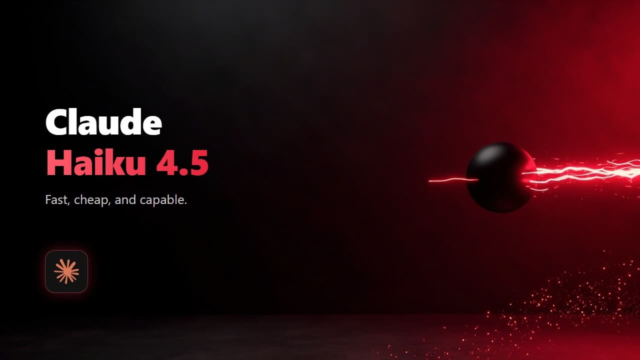 Claude Haiku 4.5: Fast, Cheap, and Capable