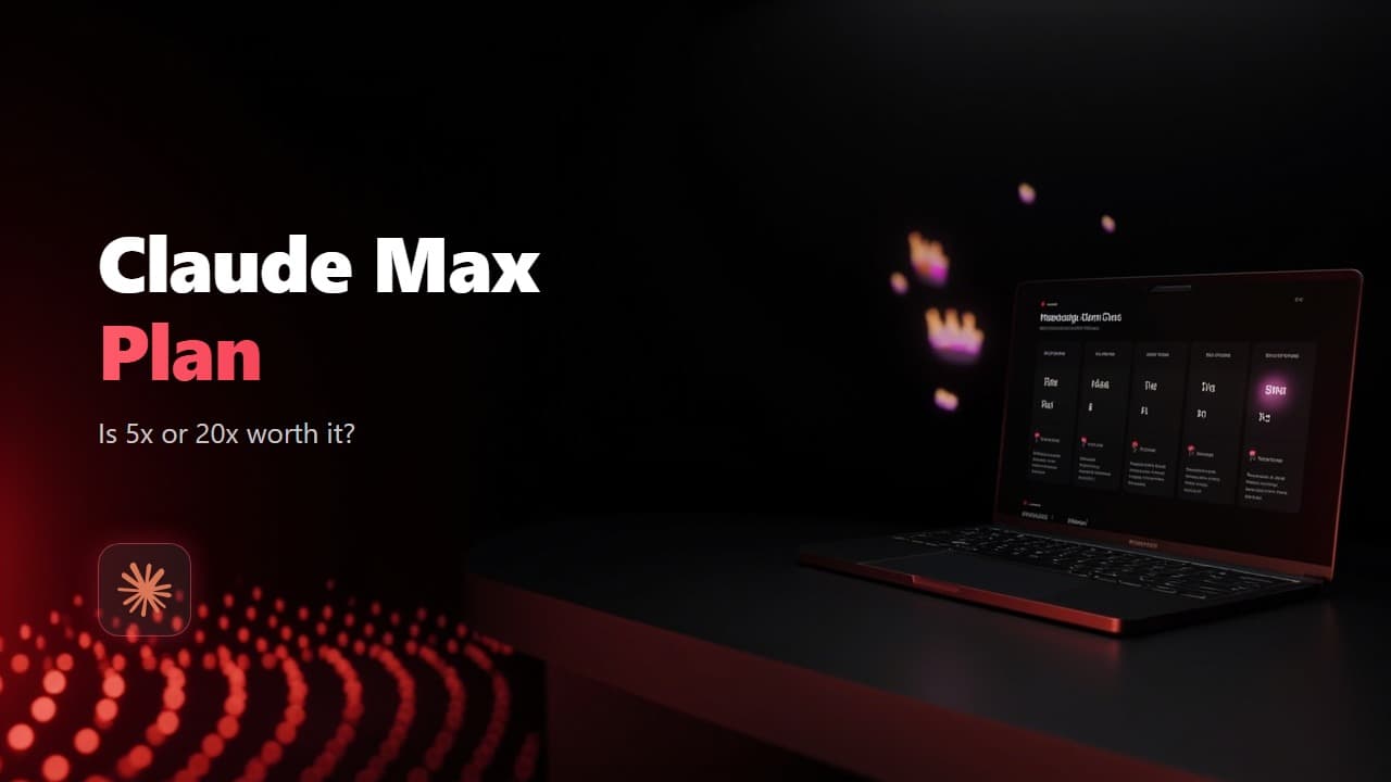 Claude Max plan — Max 5x and Max 20x tiers compared against Claude Pro usage and pricing