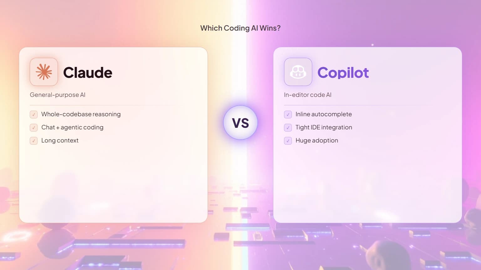 Claude vs Copilot: Which Coding AI Wins?