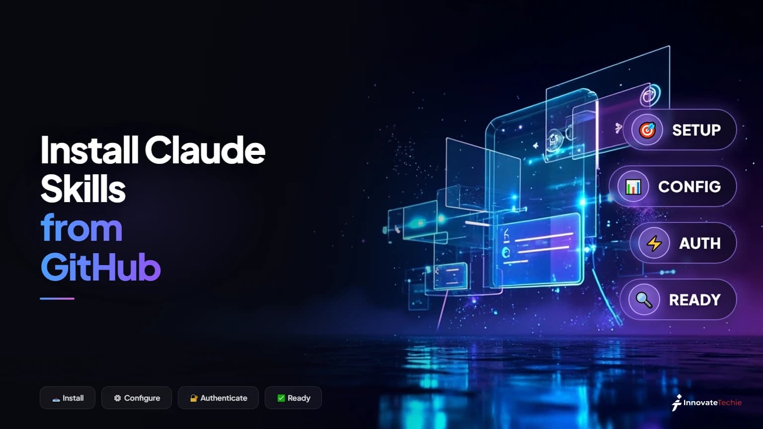 Terminal showing how to install Claude Skills from GitHub into the skills directory