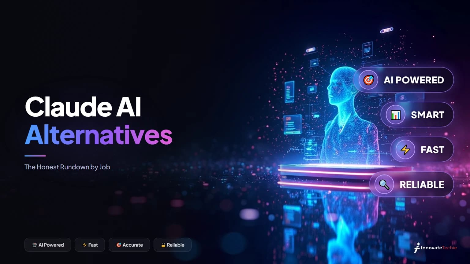 Claude AI alternatives compared side by side by job type