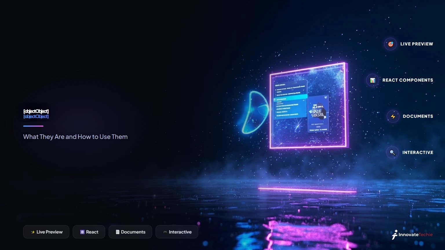 Claude Artifacts — a side-panel workspace rendering code, documents, and interactive apps beside the chat