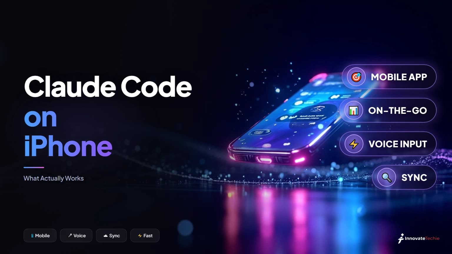 Running Claude Code on iPhone through an SSH terminal session