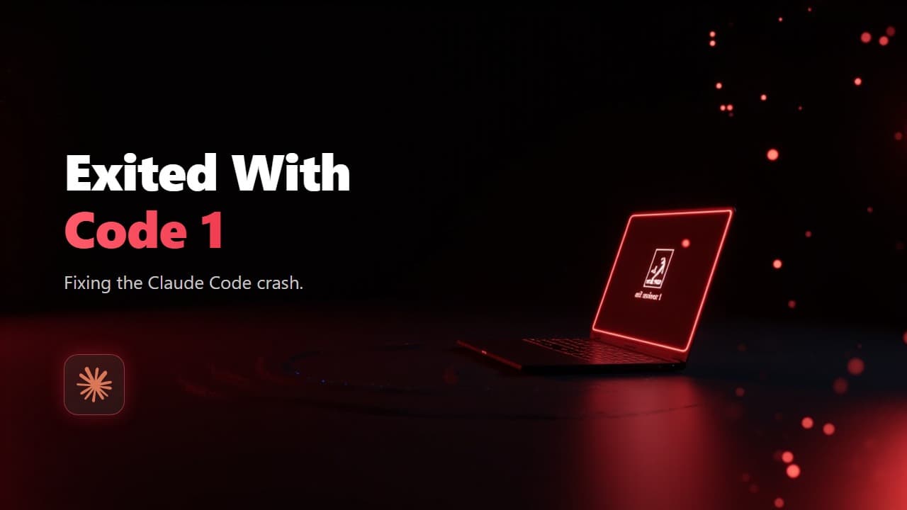 Claude Code process exited with code 1 troubleshooting — the crashed Node CLI subprocess and its fixes