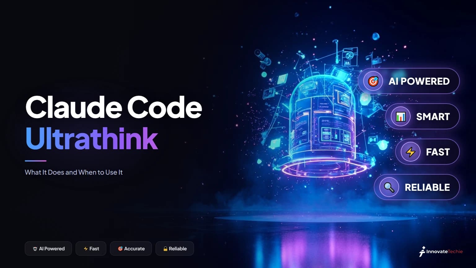 Claude Code ultrathink keyword typed in a terminal prompt with a thinking indicator