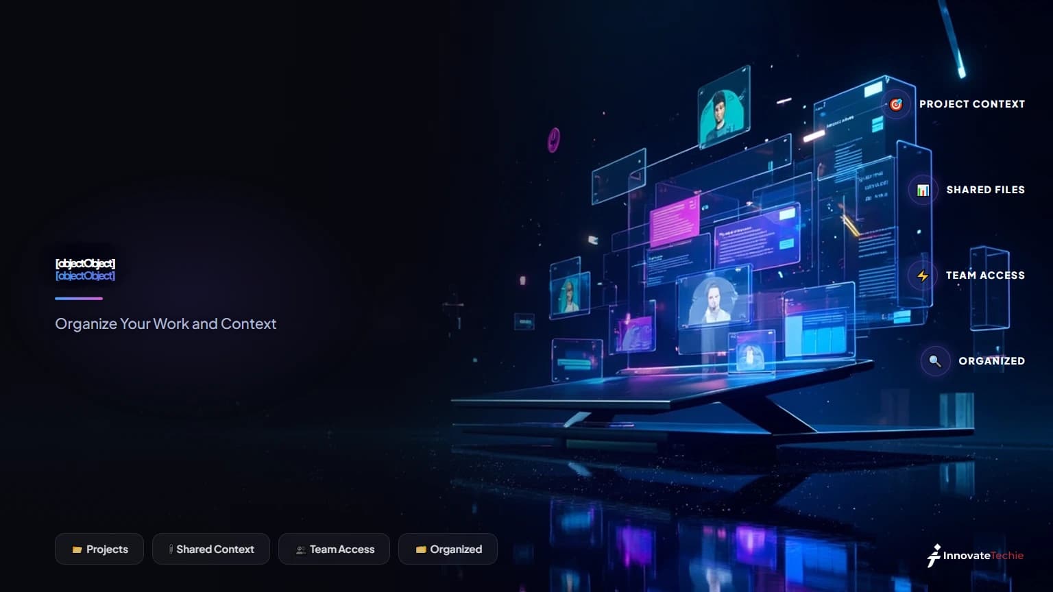 Claude Projects workspace — shared knowledge files, custom instructions, and grouped chats organized around one goal