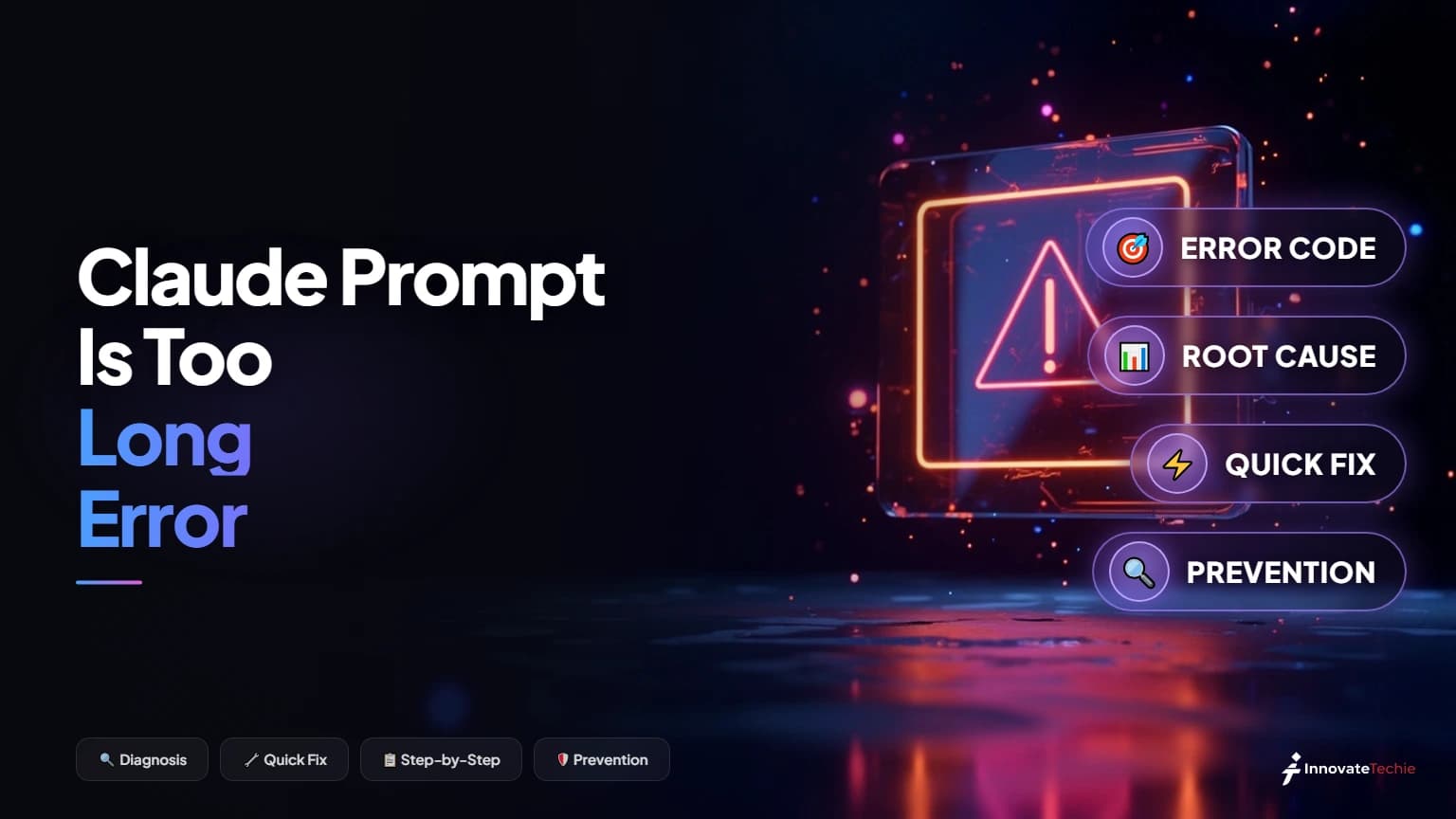 Claude showing the prompt is too long error with a full context window