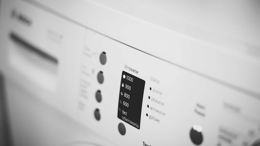 Control panel of a washing machine