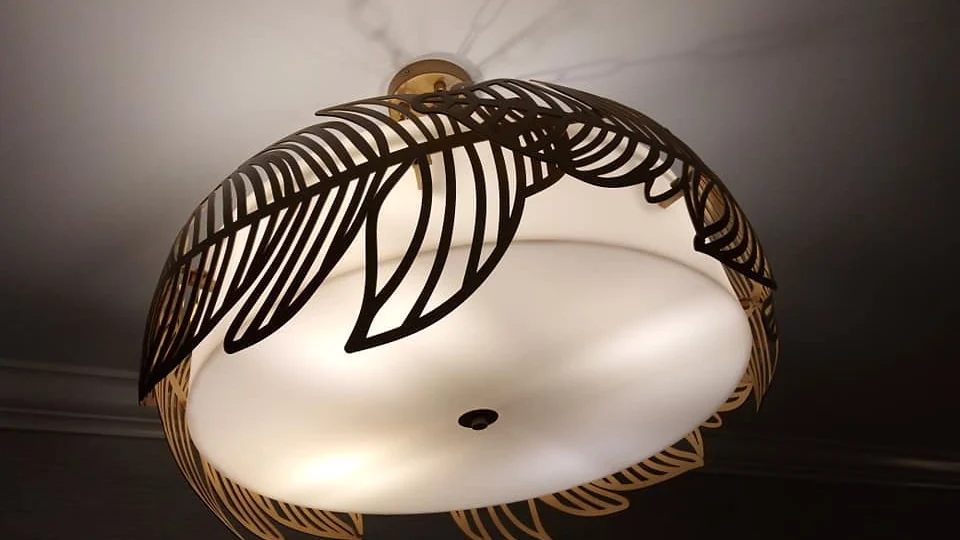 Decorative ceiling light fitting
