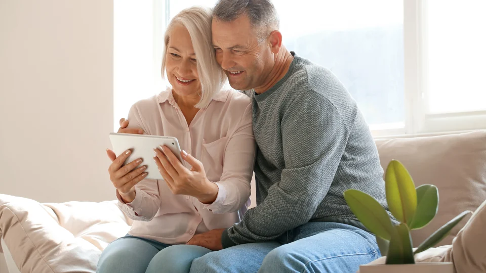 Motion Sensor Lights for Seniors: 7 Simple Placement Tips Older couple relaxing at home, the household that motion sensor lights for seniors are meant to help